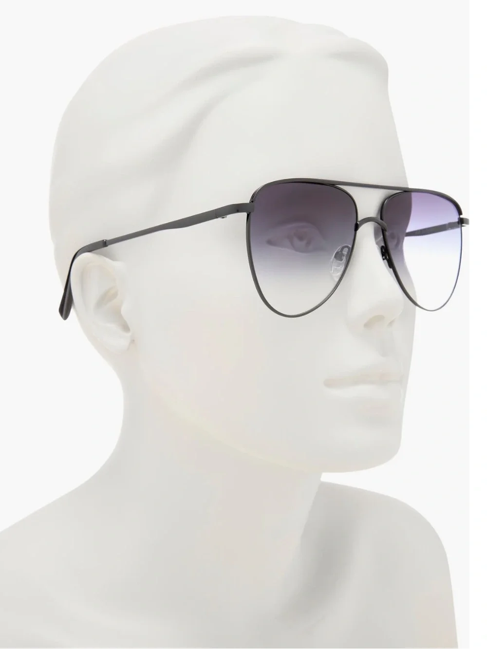 Le Specs The Duke 57mm Aviator Sunglasses Matte Black